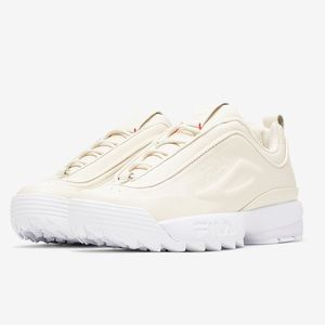 Fila Disruptor Zero, gardenia/white, EUC, size 9